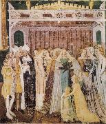 TOMMASO DA MODENA The Departure of St Ursula oil painting